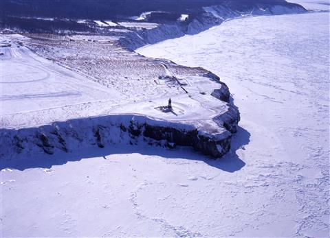 能取岬（空撮）